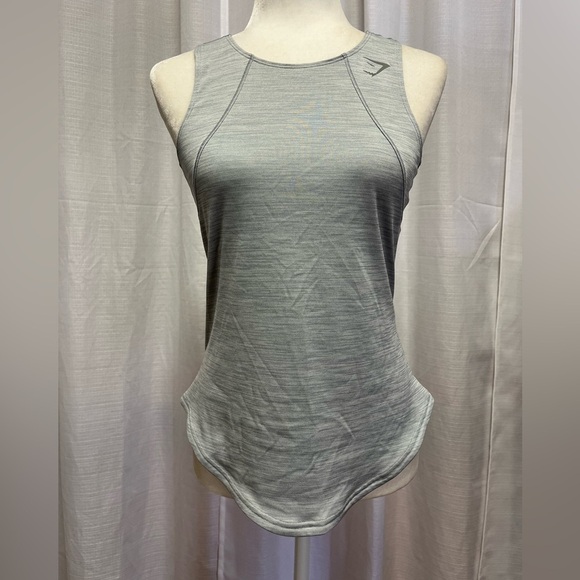 Gymshark Tops - GymShark United speed tank in grey | size Medium